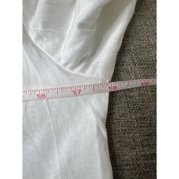 Wild Fable Womens Green V-Neck Crop Tee & White Long-Sleeve Top Set of 2 Size S - Picture 8 of 13